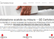 Il Layout della home nuovo sito Ge Cartotecnica Macerata